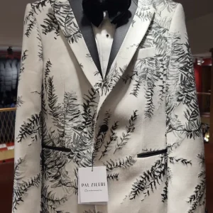 Pearl dinnerjacket m. grenmønster og spidsrevers - PAL ZILERI 48