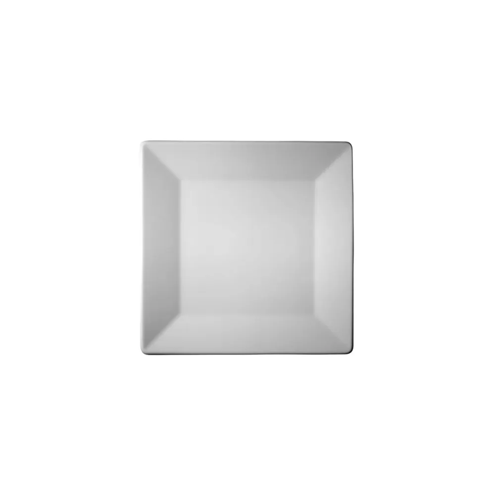 (24 stk.) MAYA - Tallerken - flad og kvadratisk - 16 x Ø 160 mm - Alabast