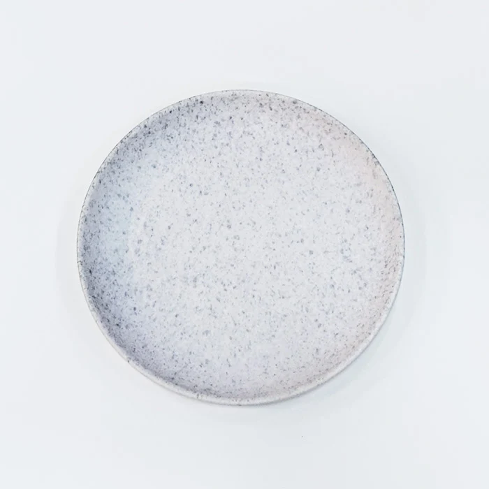 Uh la la - Tallerken - Mat kridt med sorte flakes (Ø27cm)