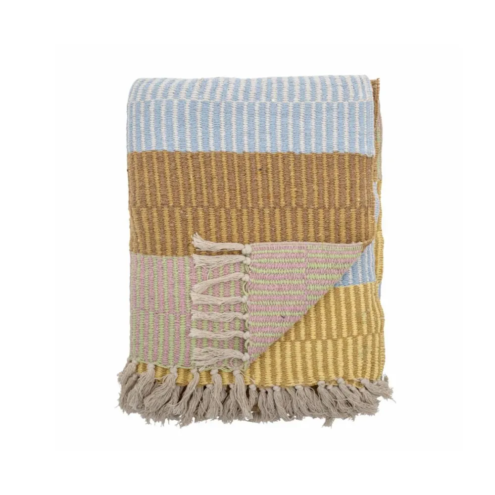 Bloomingville Isnel Plaid Gul
