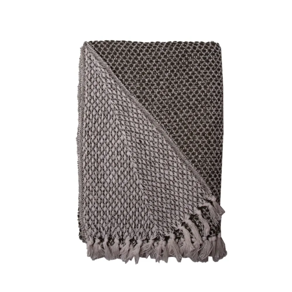 Plaid 130x180cm - Net Oliven - AU Maison