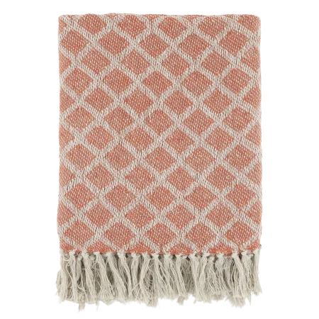 Plaid af overskudsgarn 150x130cm - Chic Antique