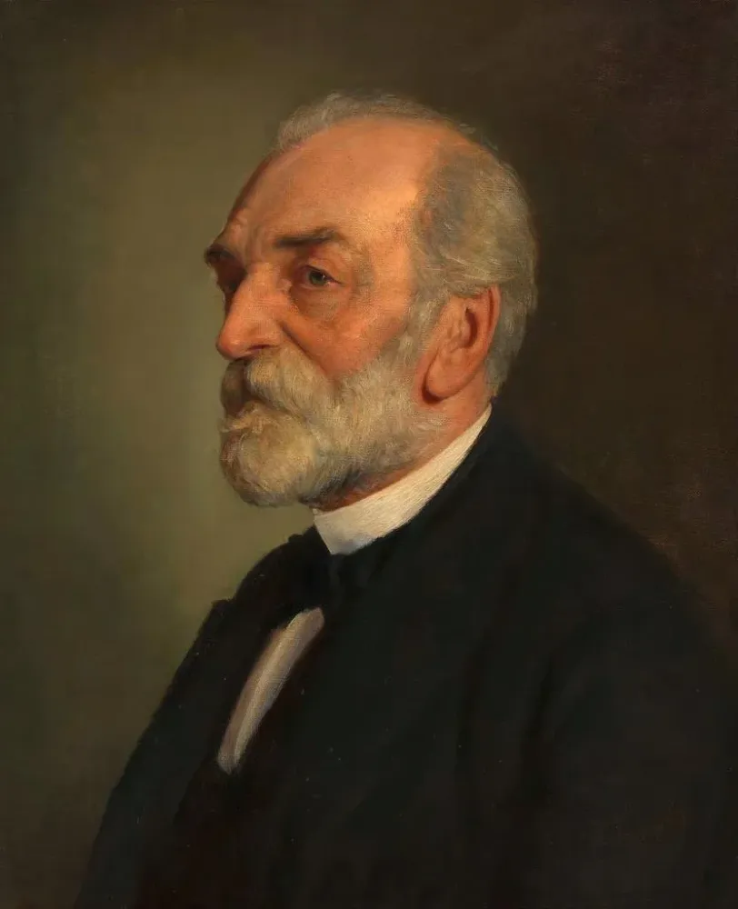 Gerhard von Breuning 1818 - 1892, læge og kirurg - Constanze von Breuning | Kunsttryk