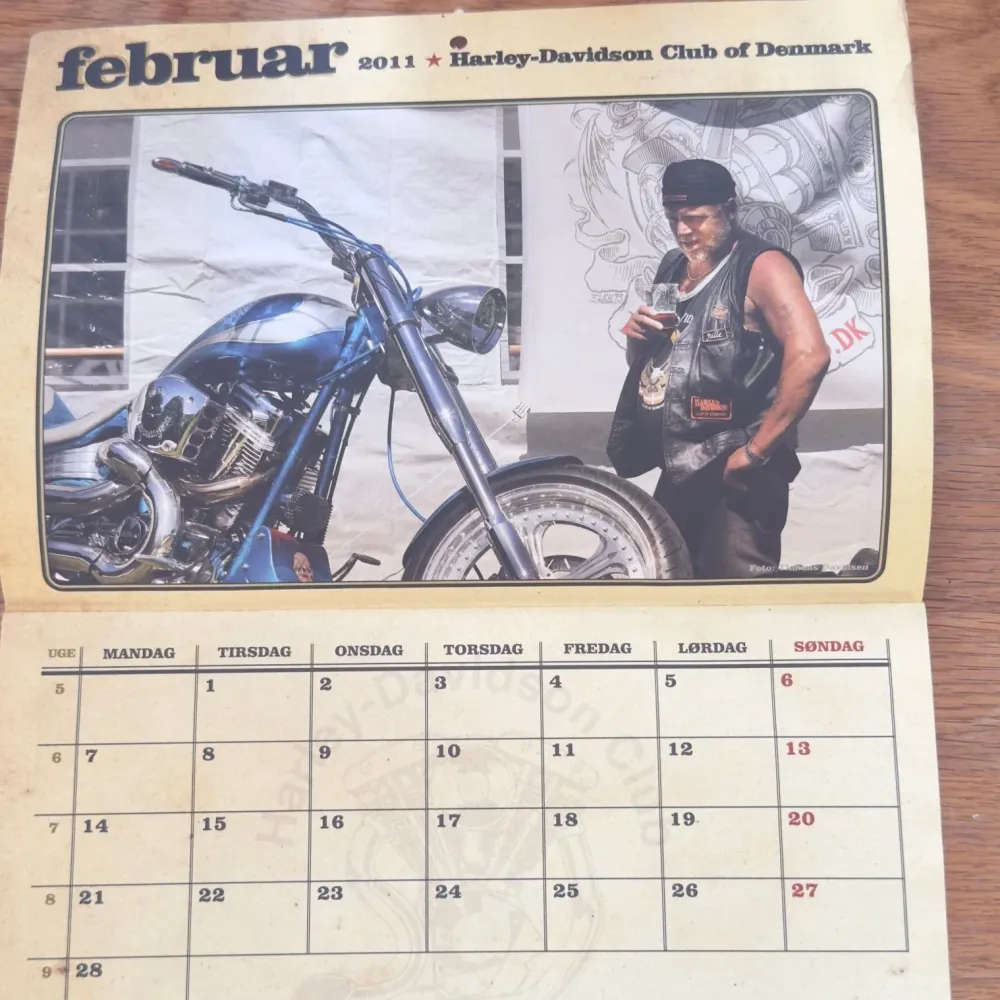 Harley-Davidson plakater fra kalender 2011 – bikerfotografen