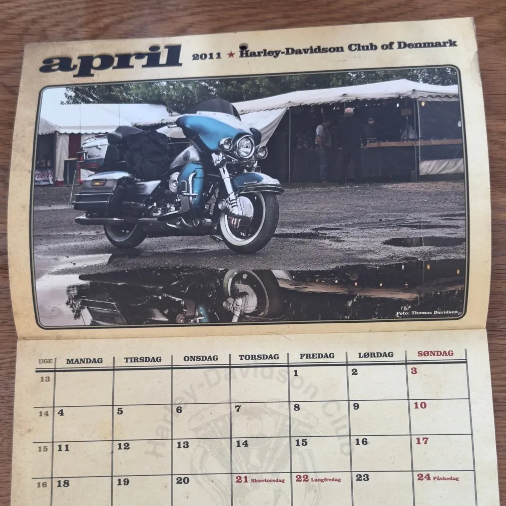 Harley-Davidson plakater fra kalender 2011 – bikerfotografen