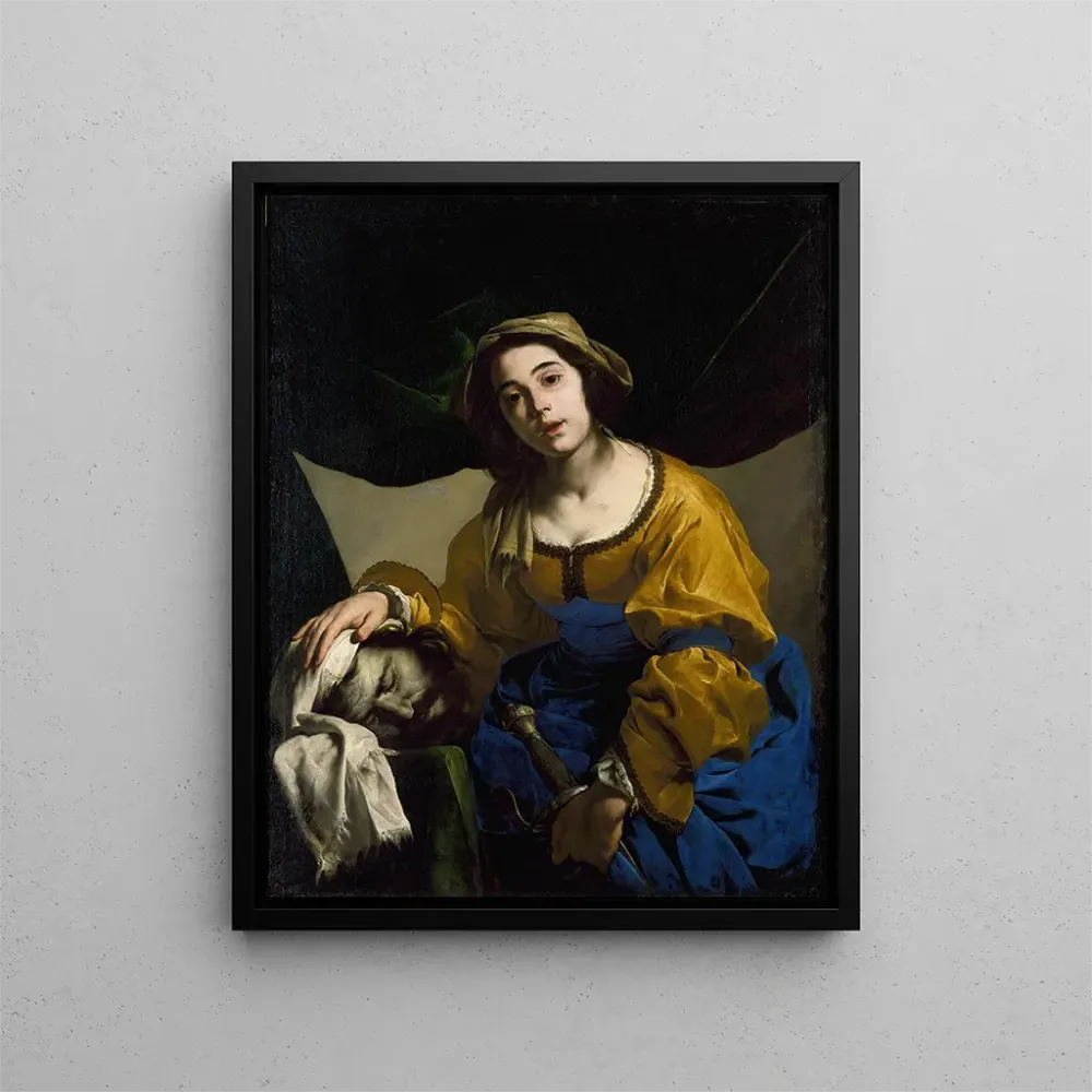 Kunsttryk Judith med Holofernes' hoved - Bernardo Cavallino | Kunsttryk