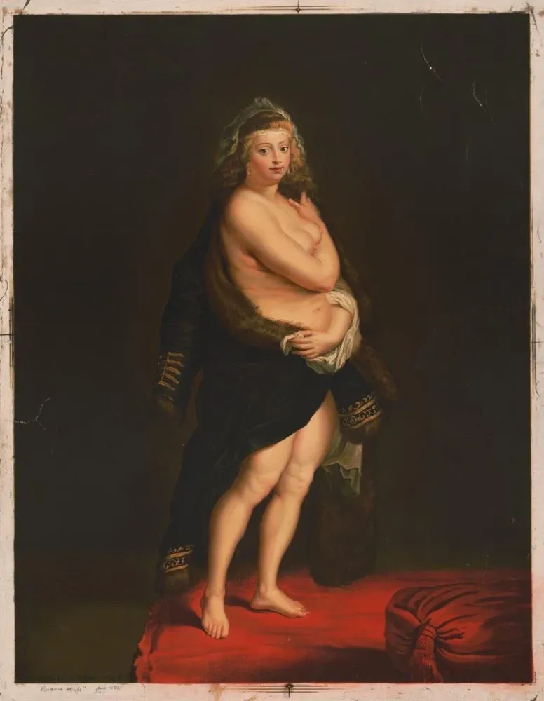 Kunsttryk Kvinde af Rubens - Edmund Foerster Co | Kunsttryk