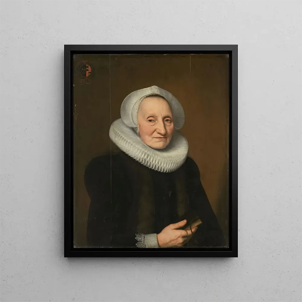 Kunsttryk Portrait af Belia Claesdr 1566 i eller efter 1652 - Bartholomäus Sarburgh | Kunsttryk