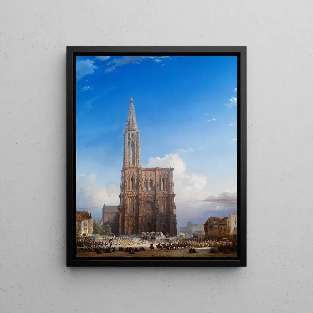 Kunsttryk Strasbourg Münster - August von Bayer