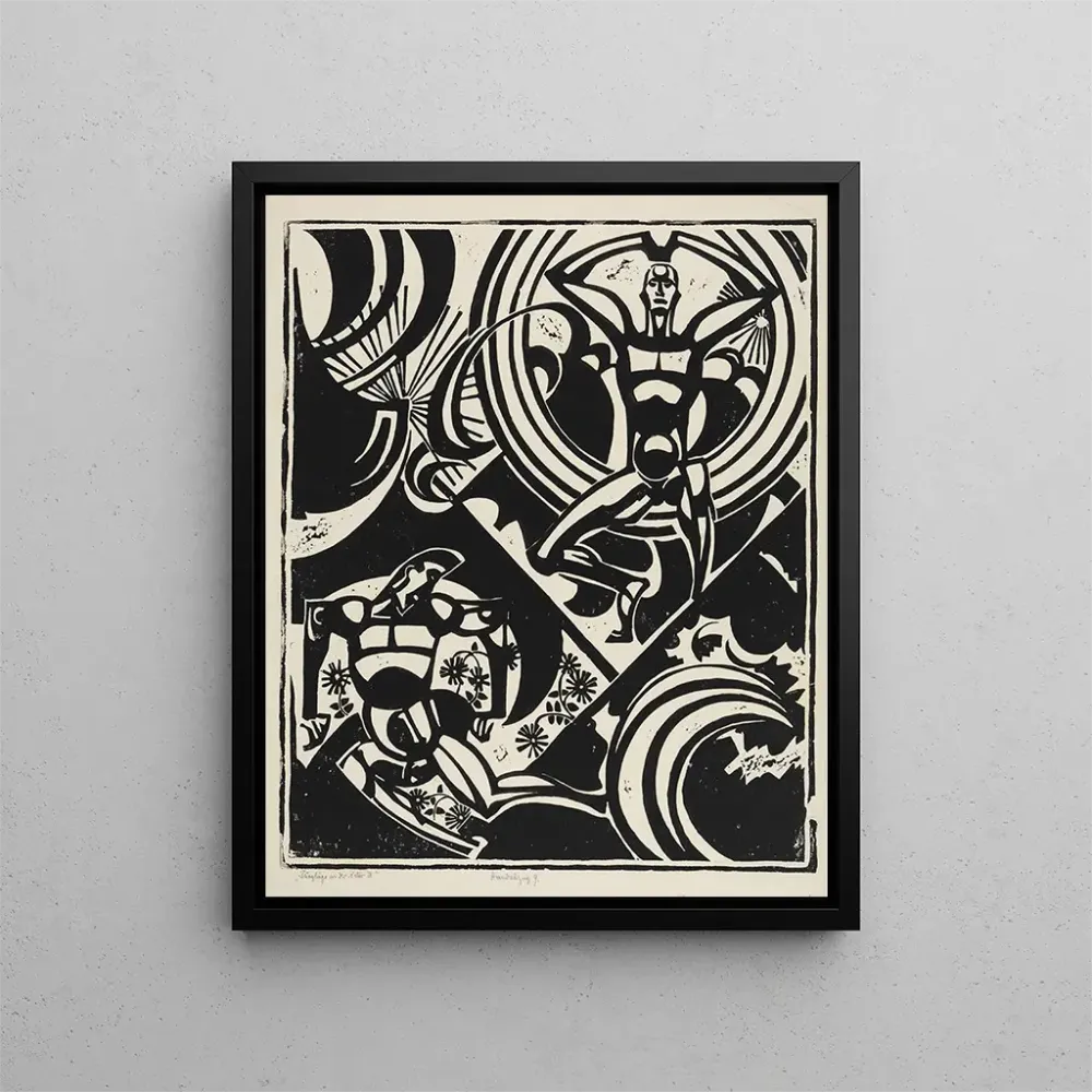 Kunsttryk Unge i naturen III - August Babberger
