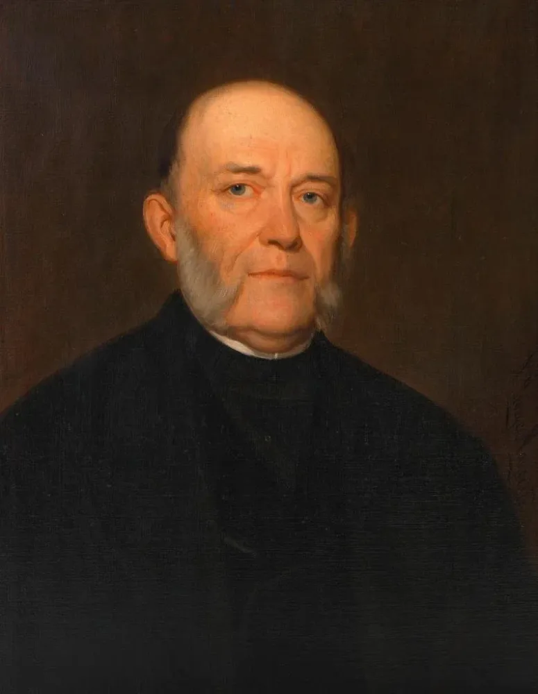 Maleri Carl von Rokitansky Patolog, politiker og filosof - August Georg Mayer | Kunsttryk