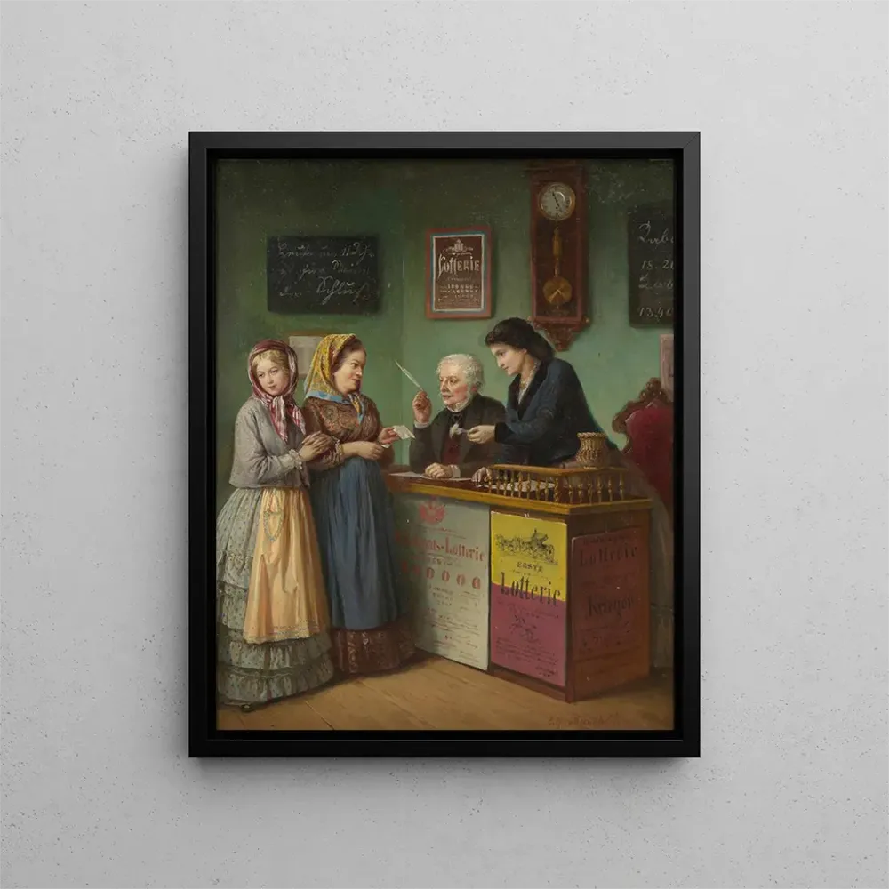 Maleri Collection de loto - August Mansfeld | Kunsttryk