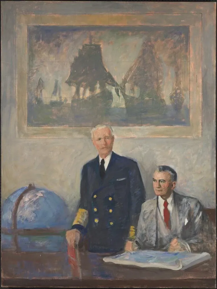 Maleri Le Commandement Suprême, panneau droit - Augustus Vincent Tack | Kunsttryk