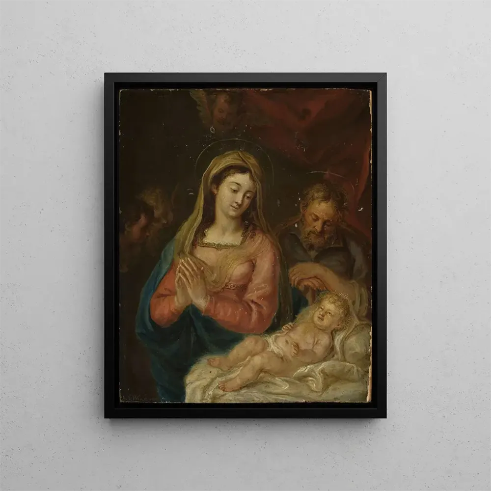 Maleri af Den Hellige Familie - Bartholomäus Ignaz Weiss