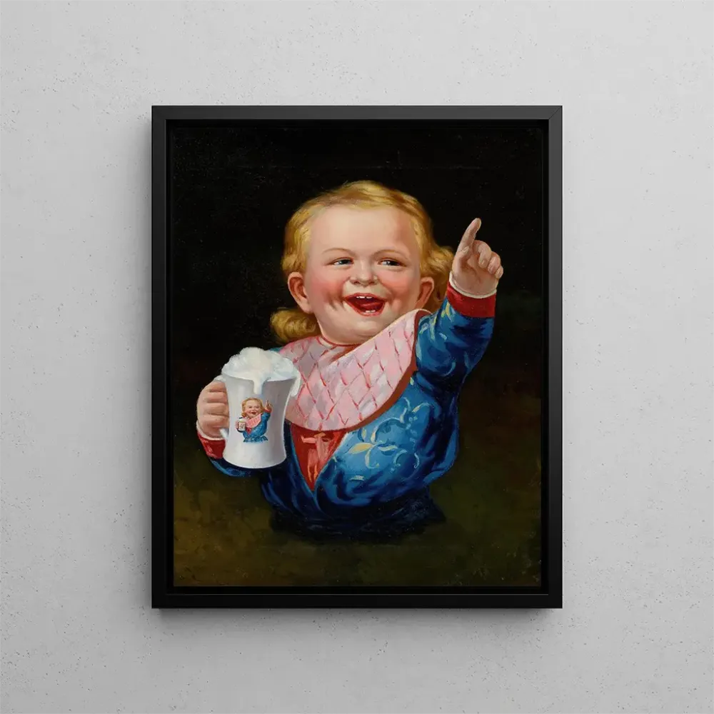 Maleri Dites reklamen Hires Hires Root Beer - Anonym
