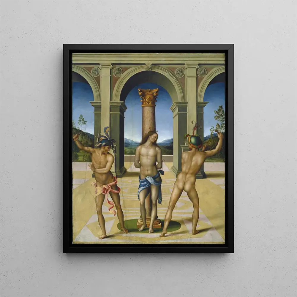 Maleri La Flagellation du Christ - Bacchiacca | Kunsttryk