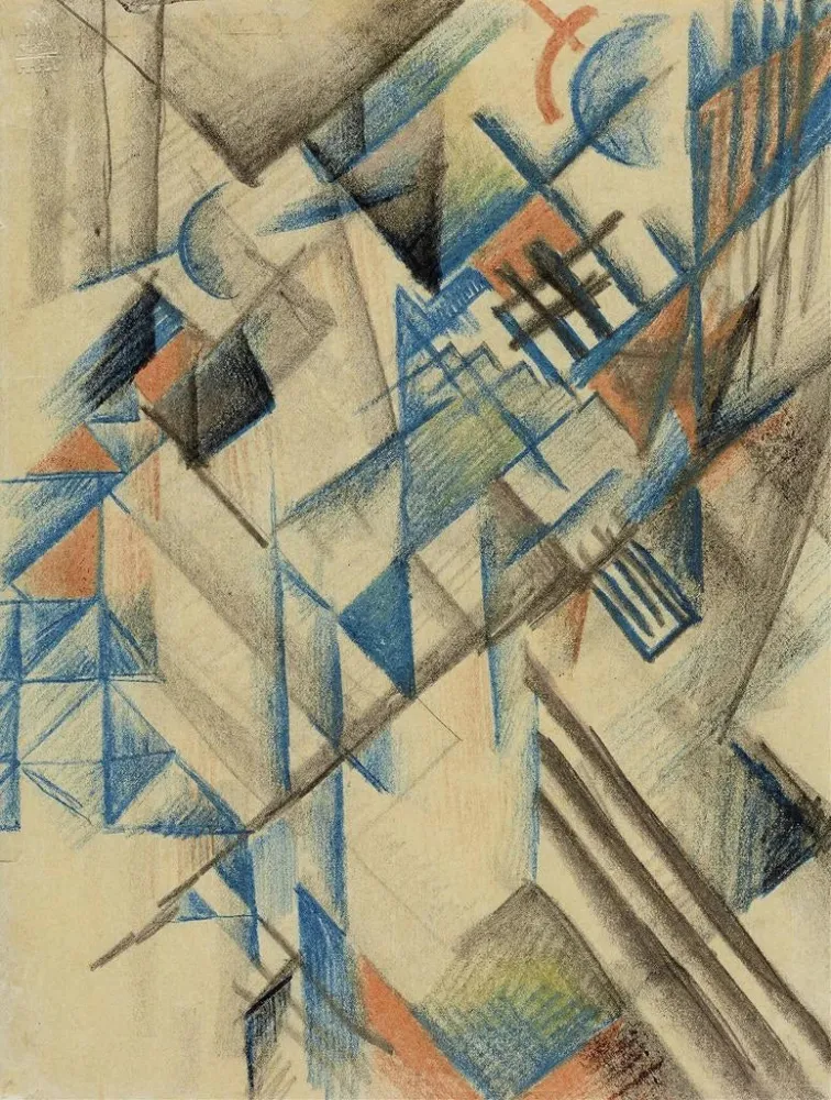 Maleri Formulaire de résumé II - August Macke | Kunsttryk