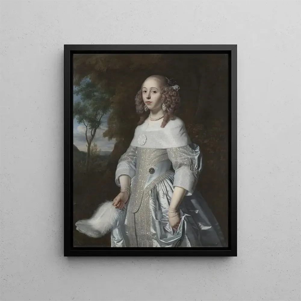 Maleri Jeanne Parmentier 1634-1710 - Bartholomeus van der Helst | Kunsttryk