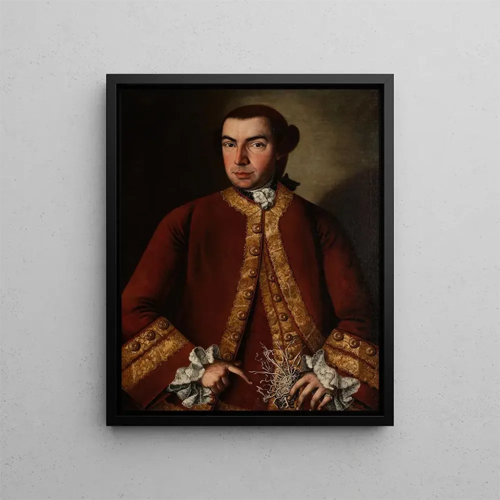 Maleri Johannes Paulus de Weissenberg - Bernardus Friedrich | Kunsttryk Source: Tableau Johannes Paulus de Weissenberg - B...