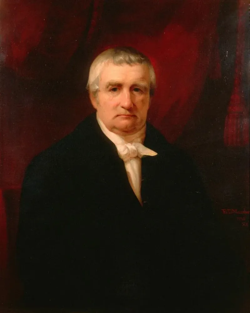 Maleri John Jacob Astor 1763 - 1848 - Edward Dalton Marchant | Kunsttryk