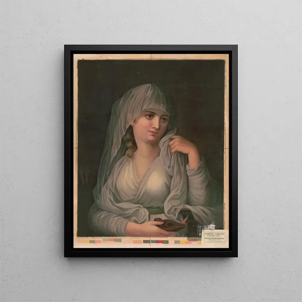 Maleri Jomfru vestale - Edmund Foerster Co | Kunsttryk
