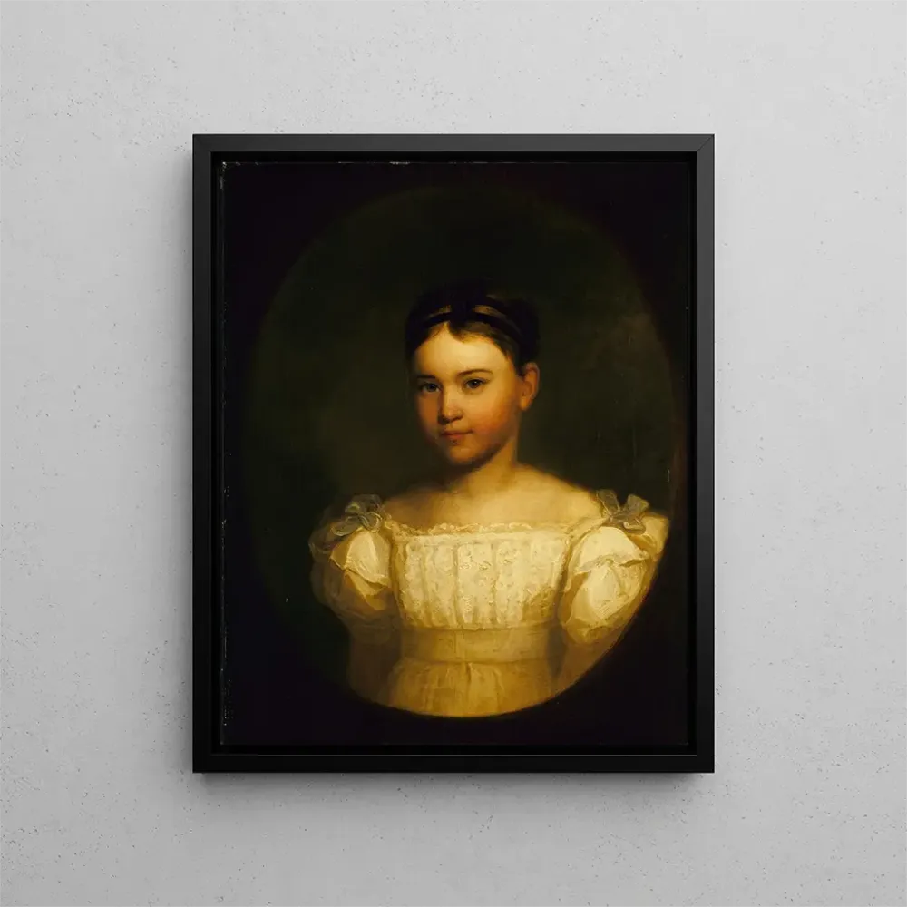 Maleri Marie Louisa Adams - Asher Brown Durand | Kunsttryk Source: Tableau Marie Louisa Adams - Asher Brown Durand | Repro...