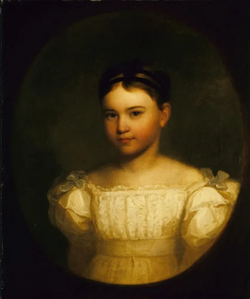 Maleri Marie Louisa Adams - Asher Brown Durand | Kunsttryk Source: Tableau Marie Louisa Adams - Asher Brown Durand | Repro...