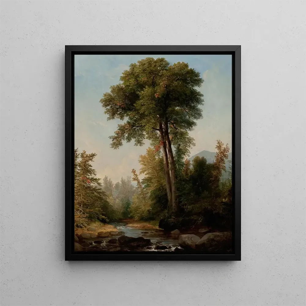 Maleri En naturlig monark - Asher Brown Durand | Kunsttryk Source: Tableau Un monarque naturel - Asher Brown Durand | Repr...