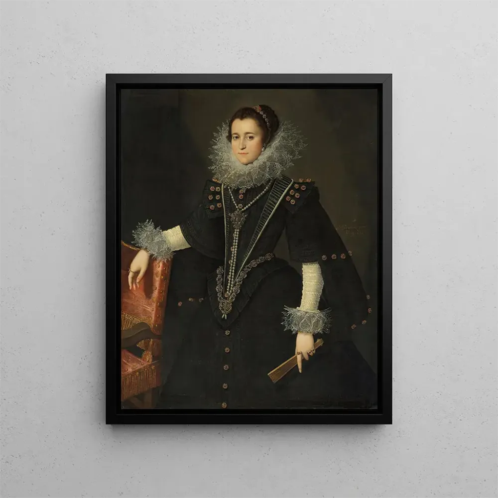 Maleri Portrait af en dame - Bartolomé González y Serrano | Kunsttryk
