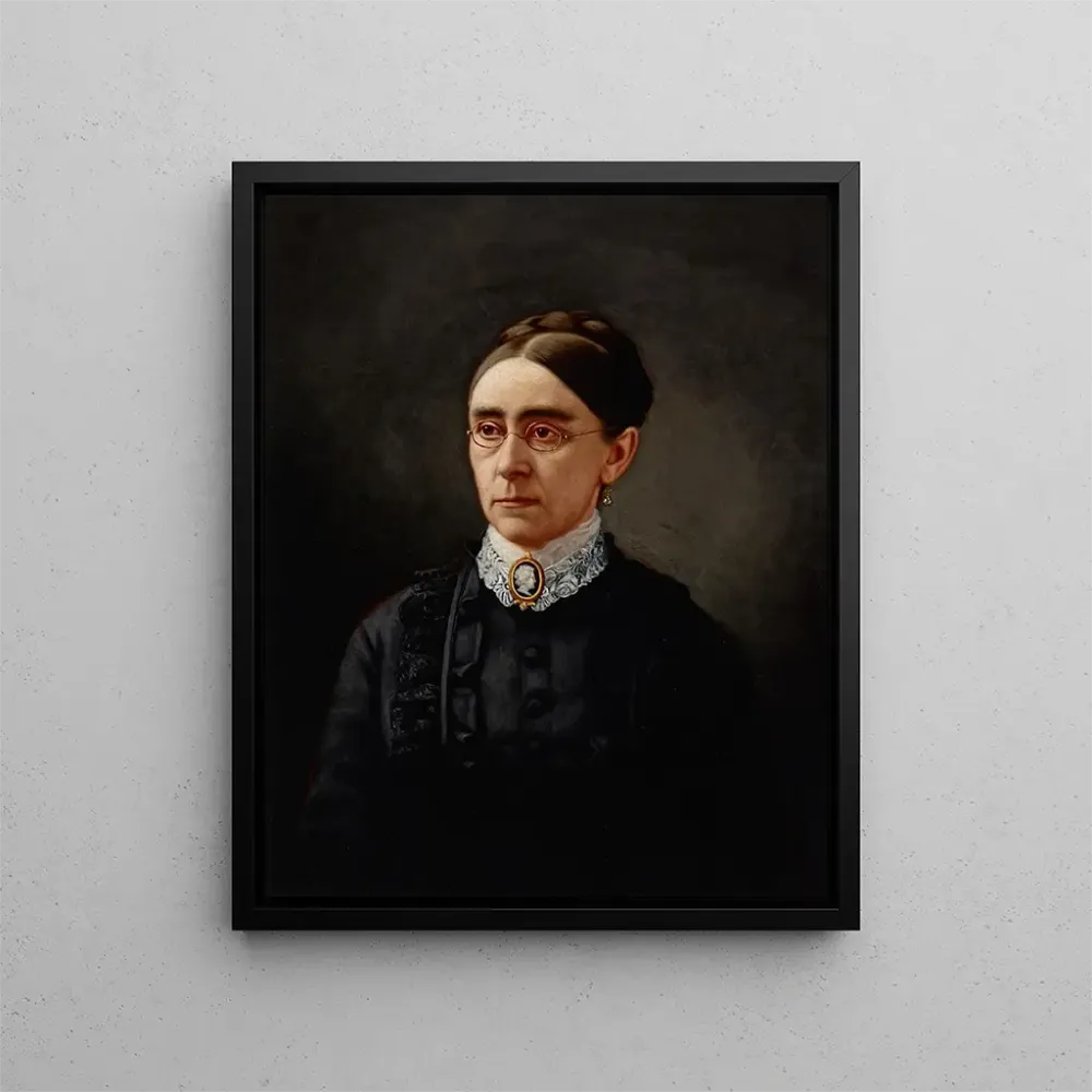 Maleri Portrait af Eusebia Sewell - Barton Stone Hays | Kunsttryk
