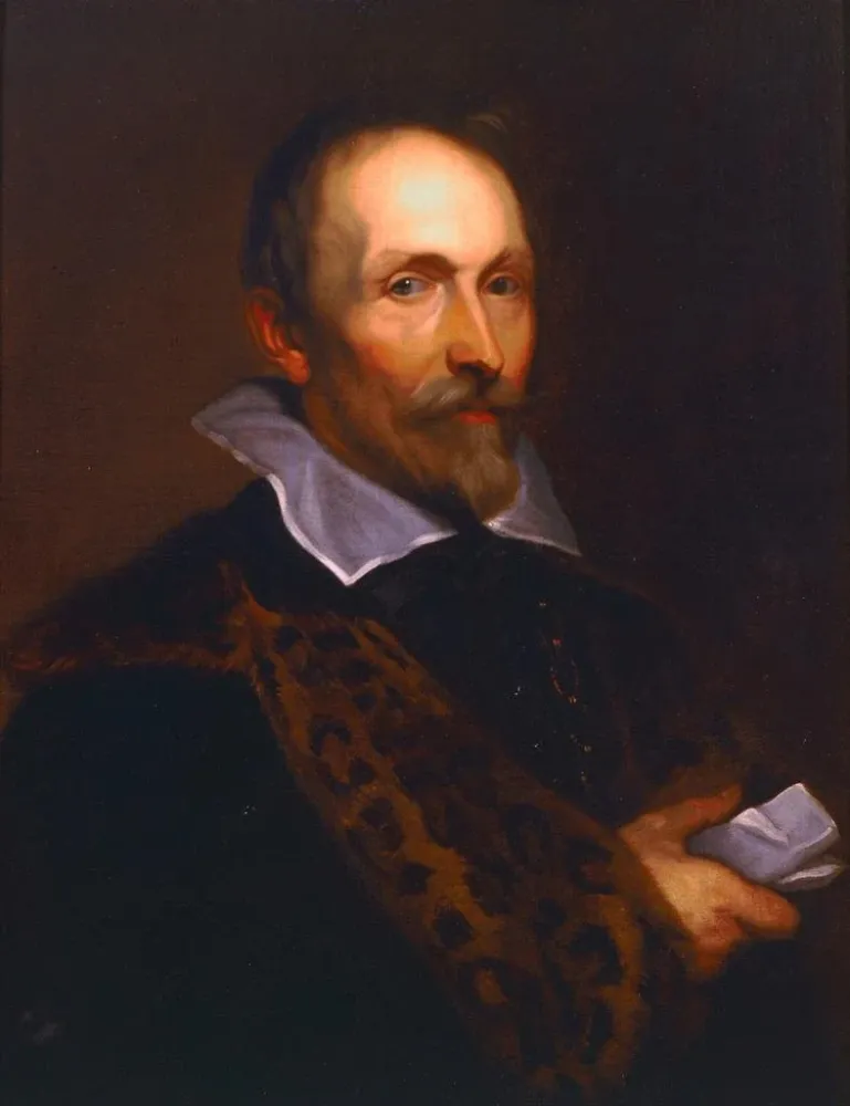 Maleri Portrait af Joannes Woverius - Balthasar van Meurs | Kunsttryk