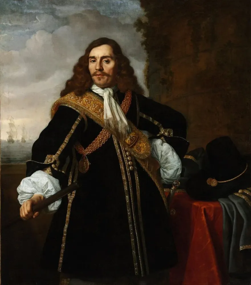 Maleri Portrait af kaptajn Gideon de Wildt - Bartholomeus van der Helst | Kunsttryk Source: Tableau Portrait du capitaine...