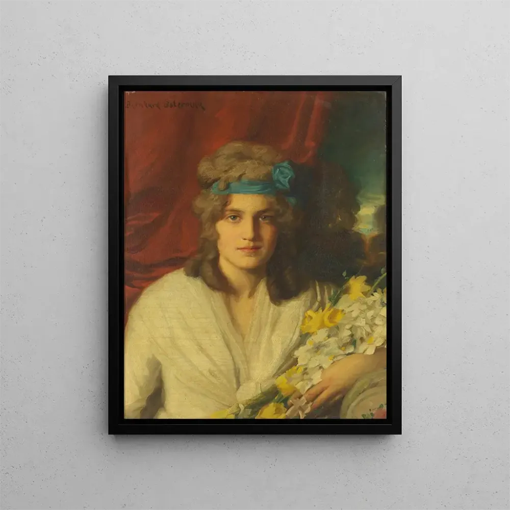 Maleri Portrait af en kvinde - Bernhard Störmann | Kunsttryk