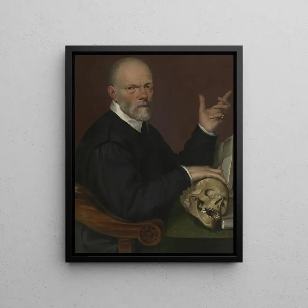 Maleri Portrait af lægen Carlo Fontana - Bartolomeo Passarotti | Kunsttryk