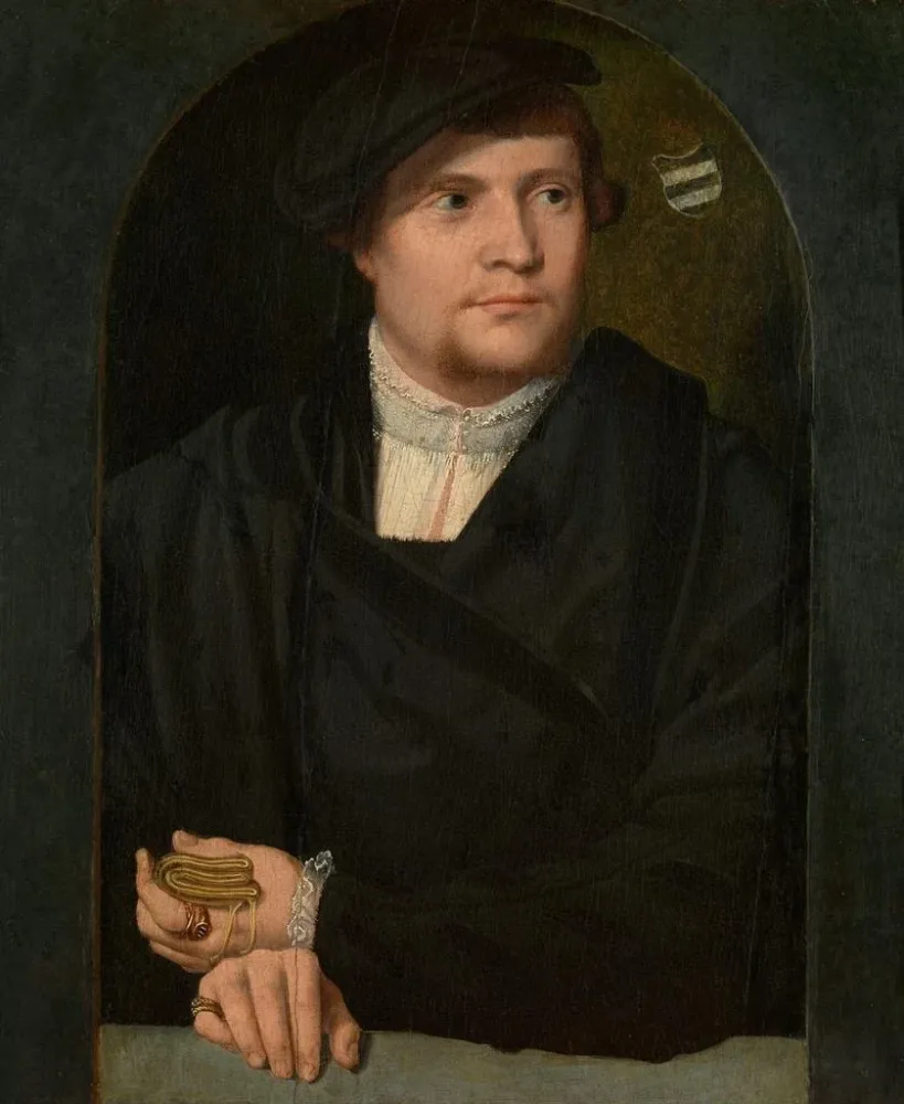 Maleri Portrait af en mand 2 - Barthel Bruyn den Ældre | Kunsttryk