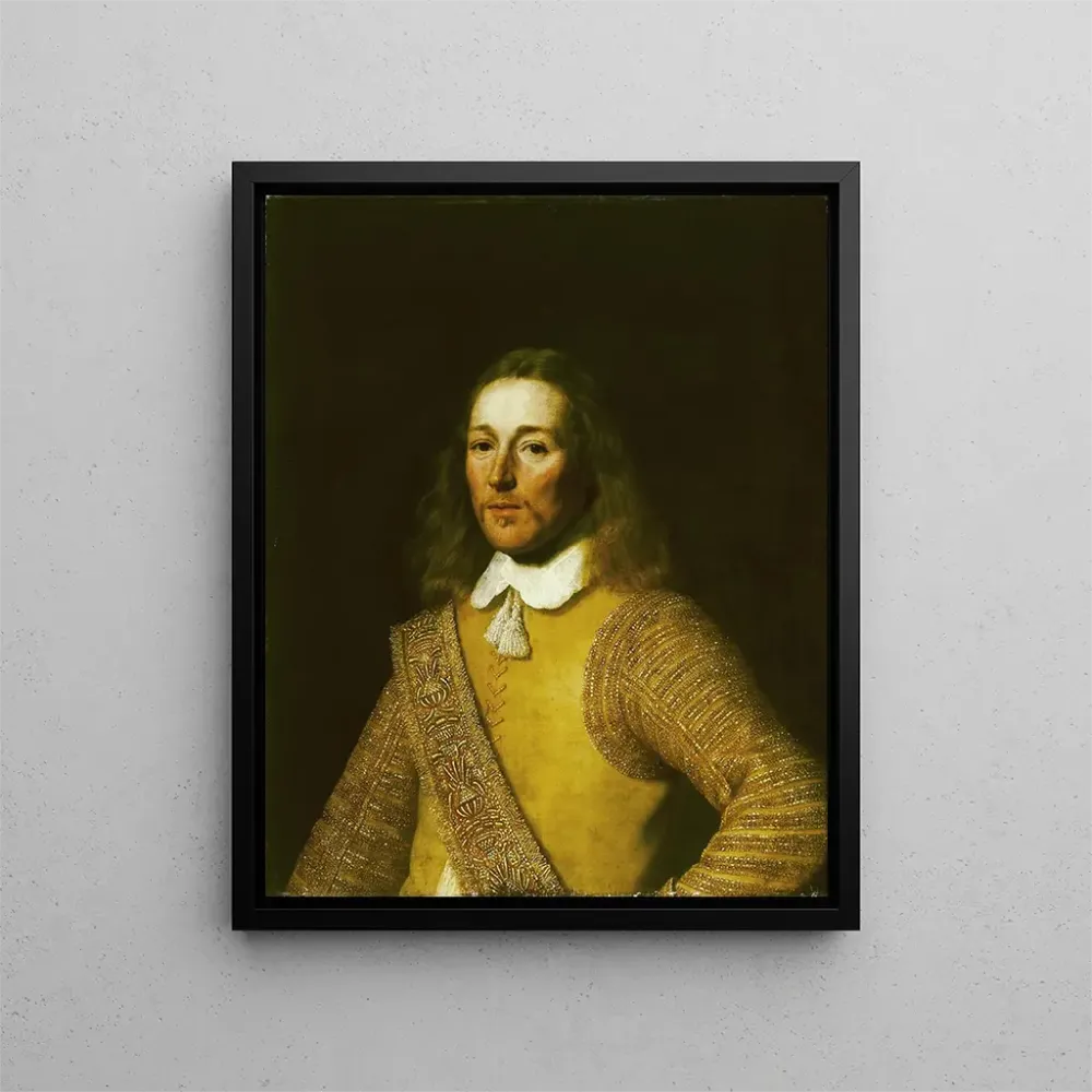 Maleri Portrait af en officer - Bartholomeus van der Helst | Kunsttryk