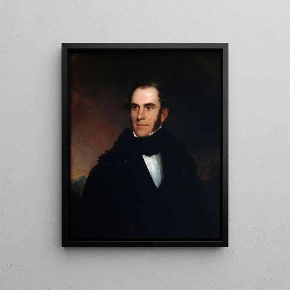 Maleri Portrait af Thomas Cole - Asher Brown Durand | Kunsttryk