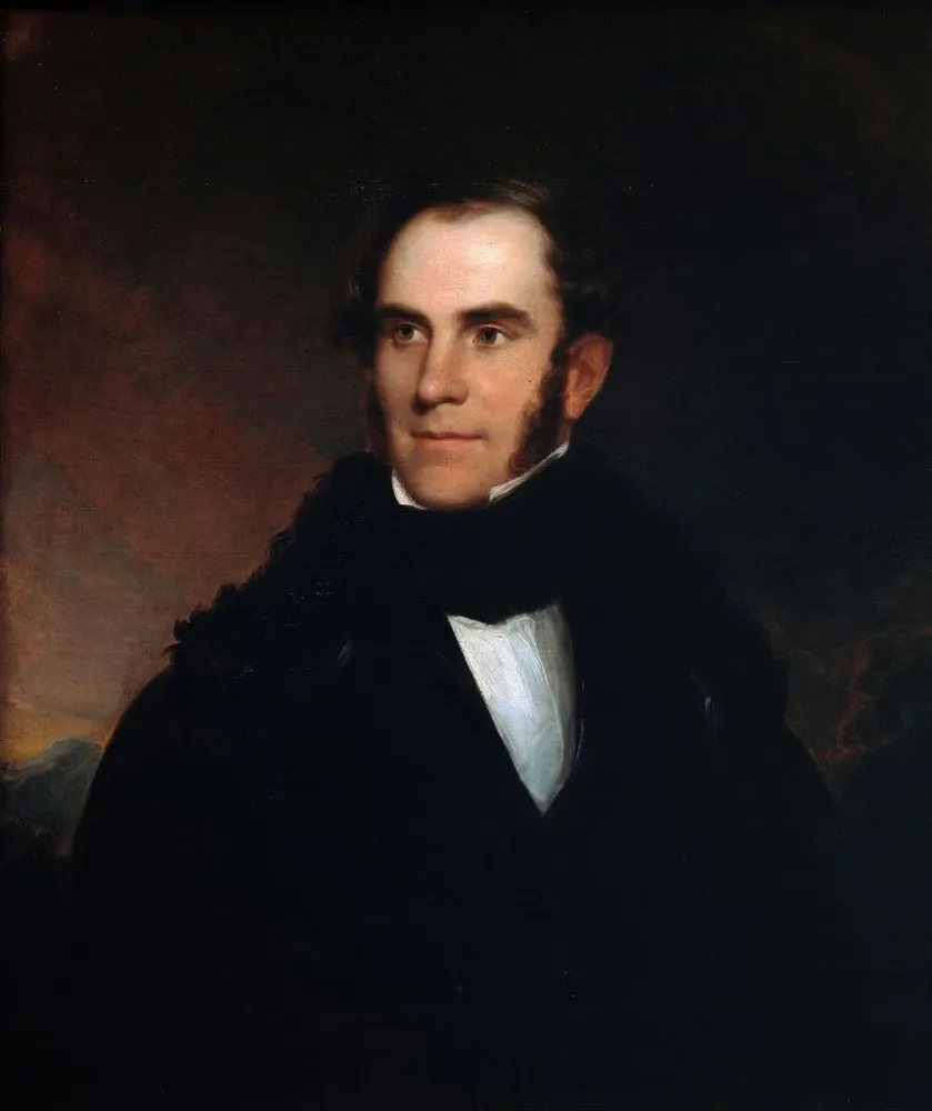 Maleri Portrait af Thomas Cole - Asher Brown Durand | Kunsttryk