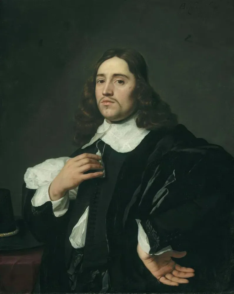 Maleri Portræt af en ung mand - Bartholomeus van der Helst | Kunsttryk