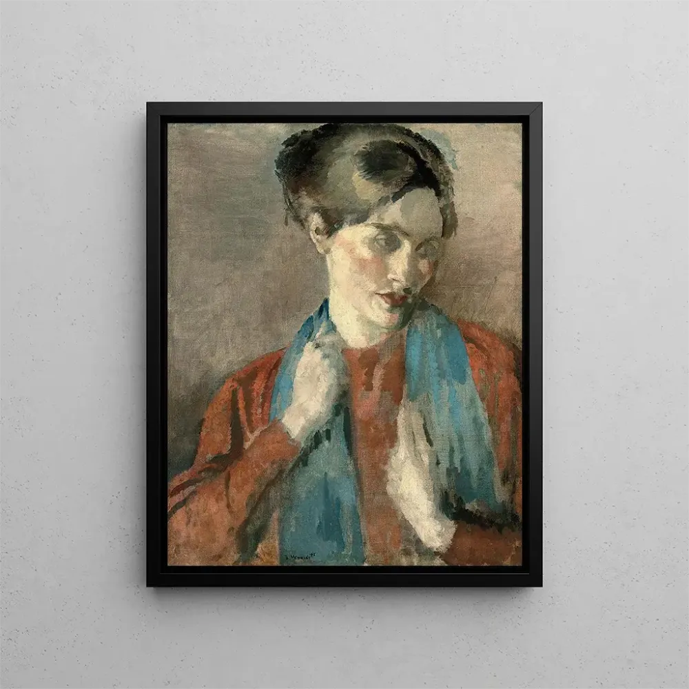 Maleri La première épouse - Bernard Meninsky | Kunsttryk