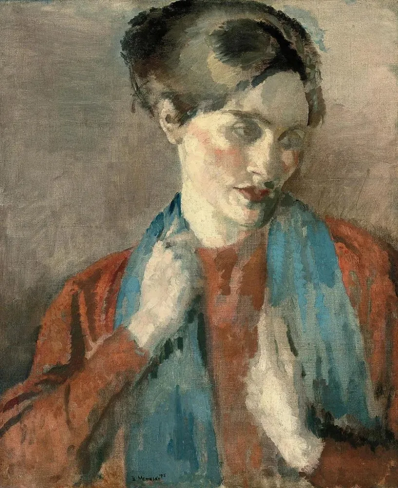 Maleri La première épouse - Bernard Meninsky | Kunsttryk