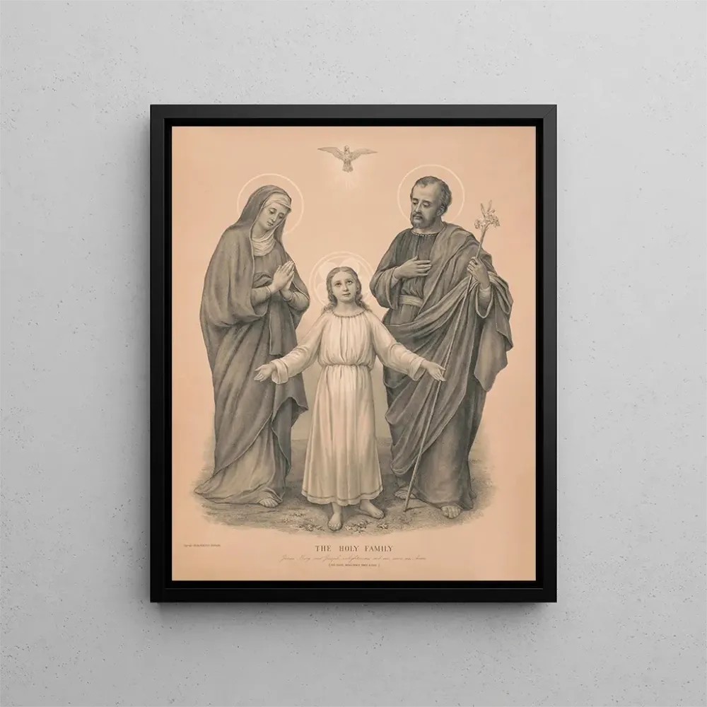 Maleri La sainte famille - Benziger Brothers