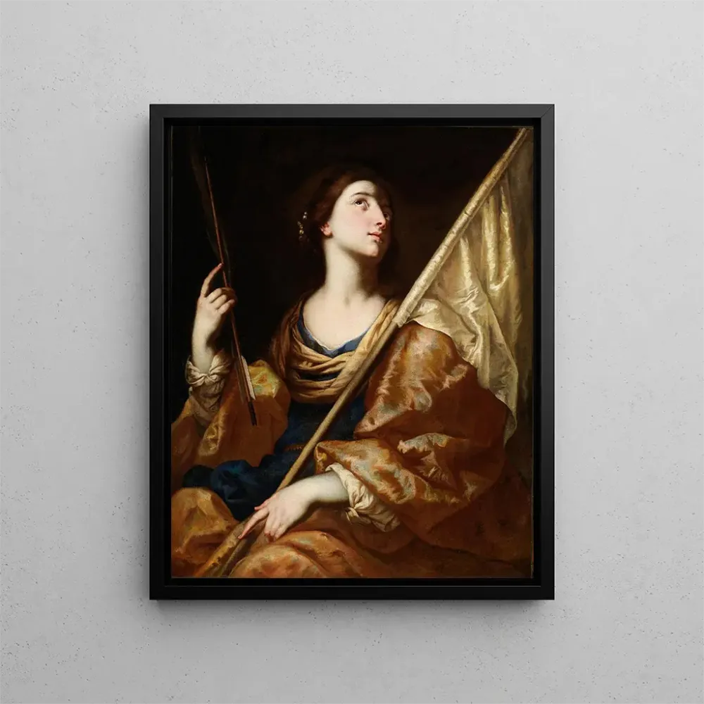 Maleri Sainte Ursule - Bernardo Cavallino | Kunsttryk