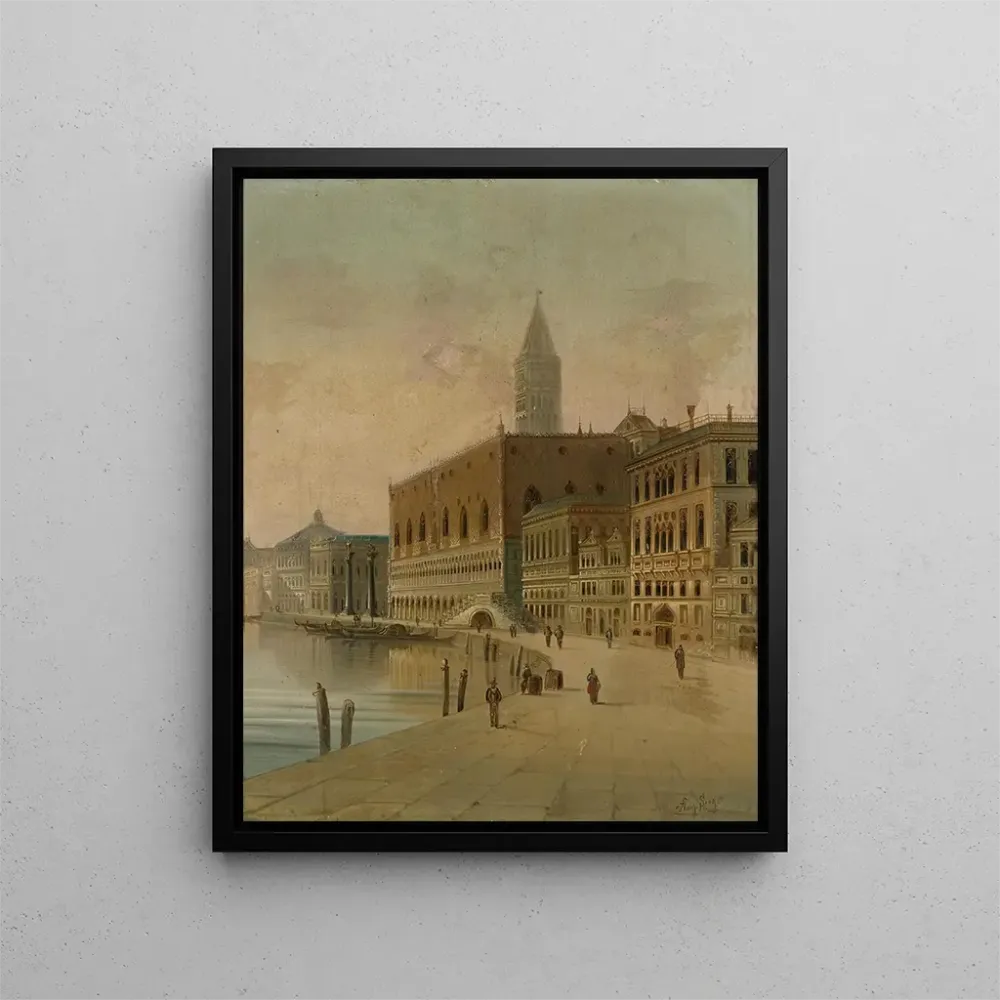 Maleri Venise 1 - August von Siegen | Kunsttryk