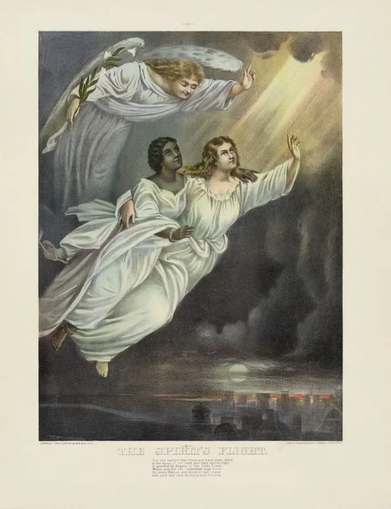 Maleri Le Vol des esprits - Currier Ives | Kunsttryk