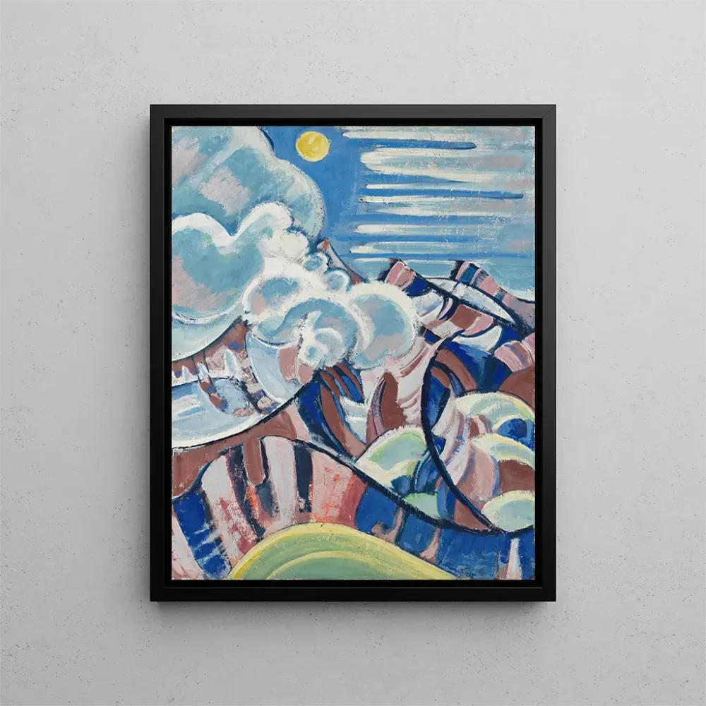 Maleri Vue sur le Gental - August Babberger | Kunsttryk