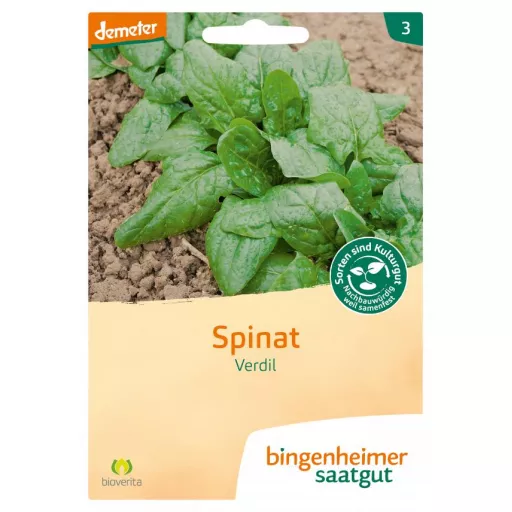 Biodynamisk Spinat 'Verdil' - Bingenheimer Saatgut