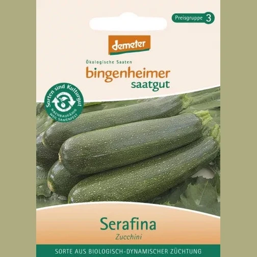 Biodynamisk Zucchini 'Serafina' - Bingenheimer Saatgut