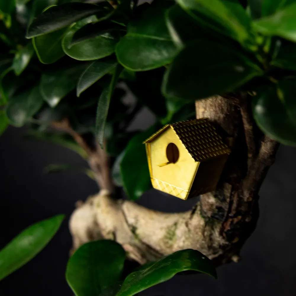 Mini Fuglehus | DIY sæt i messing
