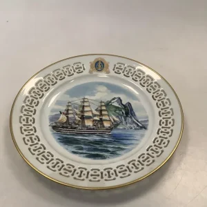 Bing og Grøndahl Windjammer Platte Motiv 5 af James E. Mitchell
